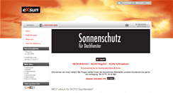 Desktop Screenshot of exsun.de